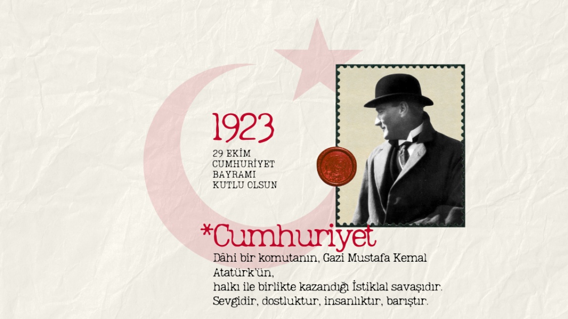 Cumhuriyet 101 Yaşında!